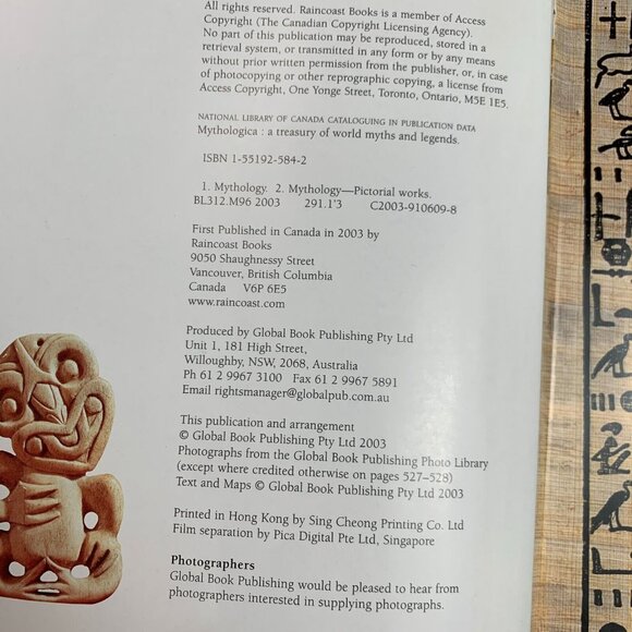 Mythologica: A Treasury of World Myths and Legends Hardcover (BIG BOOK) - Picture 7 of 15